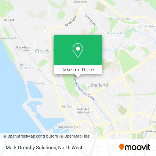 Mark Ormsby Solutions map
