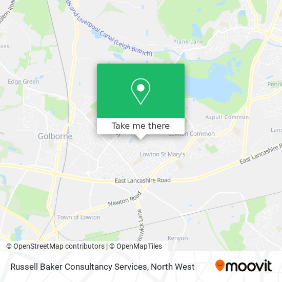 Russell Baker Consultancy Services map