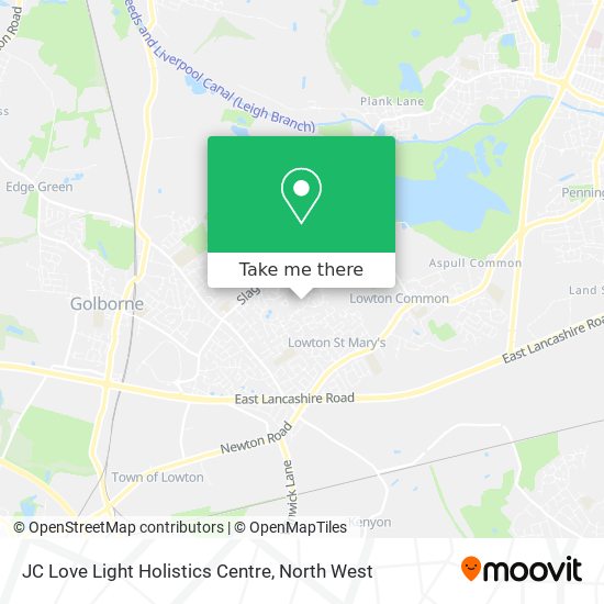 JC Love Light Holistics Centre map