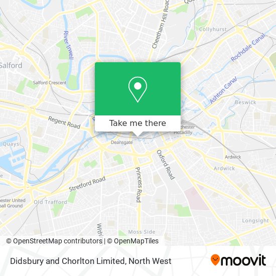 Didsbury and Chorlton Limited map