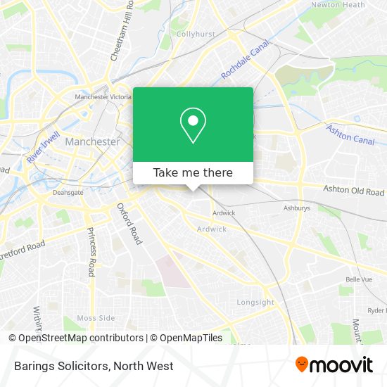 Barings Solicitors map