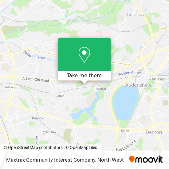 Maxtrax Community Interest Company map