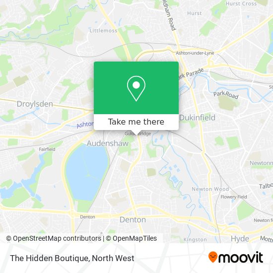 The Hidden Boutique map