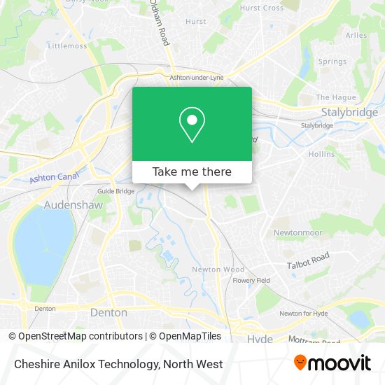 Cheshire Anilox Technology map