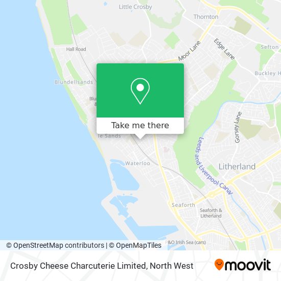 Crosby Cheese Charcuterie Limited map