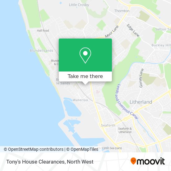 Tony's House Clearances map