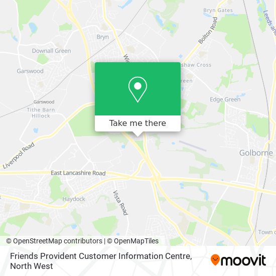 Friends Provident Customer Information Centre map