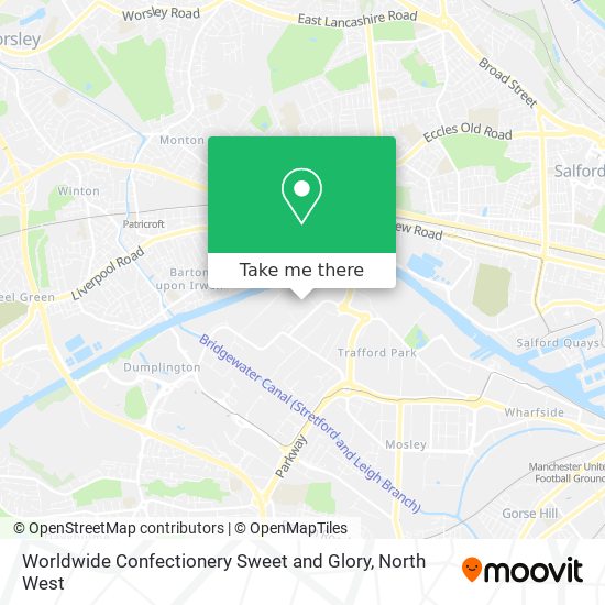 Worldwide Confectionery Sweet and Glory map