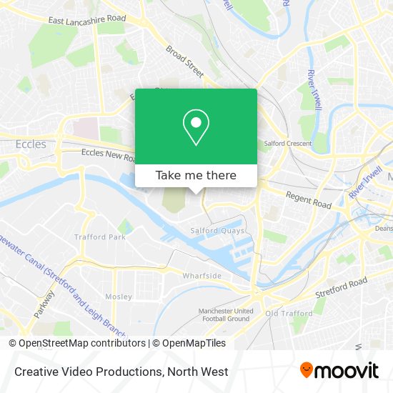 Creative Video Productions map