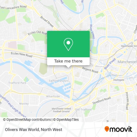Olivers Wax World map