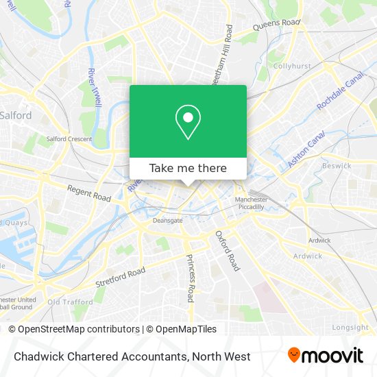 Chadwick Chartered Accountants map