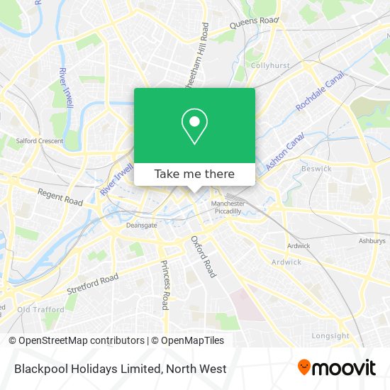 Blackpool Holidays Limited map