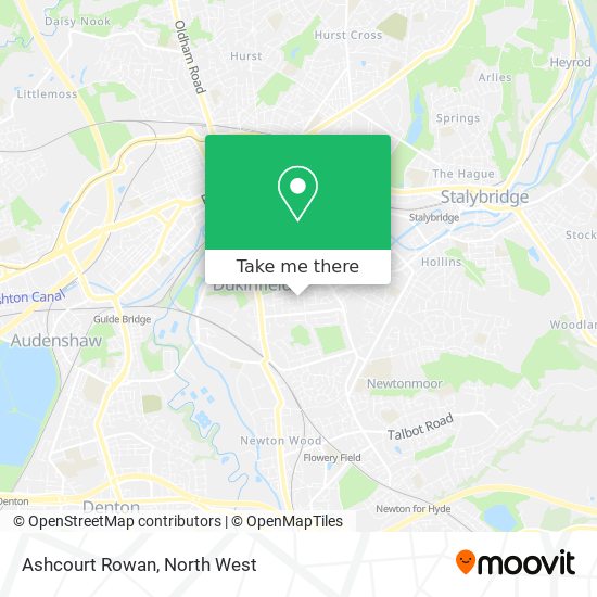 Ashcourt Rowan map