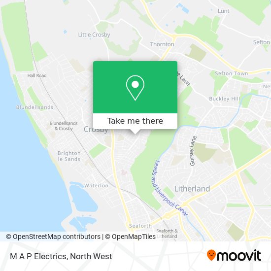 M A P Electrics map