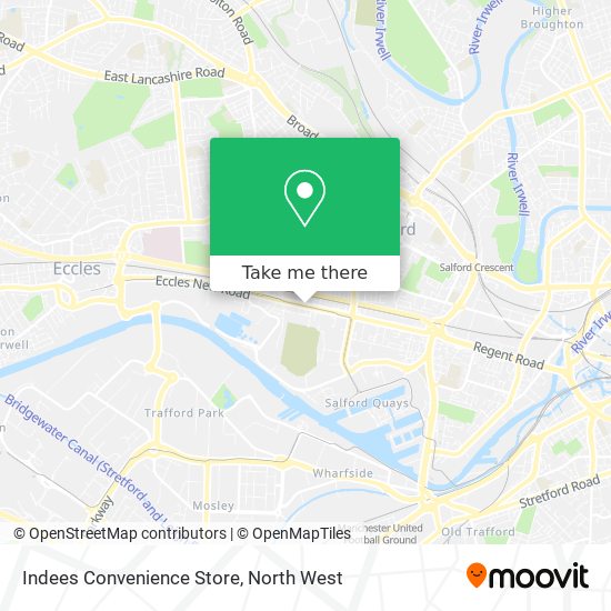 Indees Convenience Store map