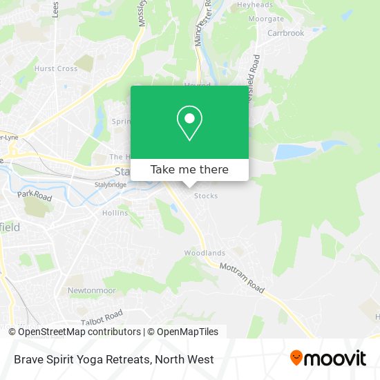 Brave Spirit Yoga Retreats map