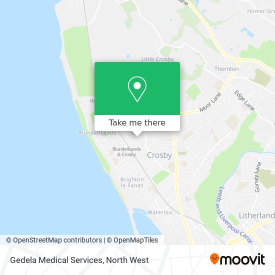 Gedela Medical Services map