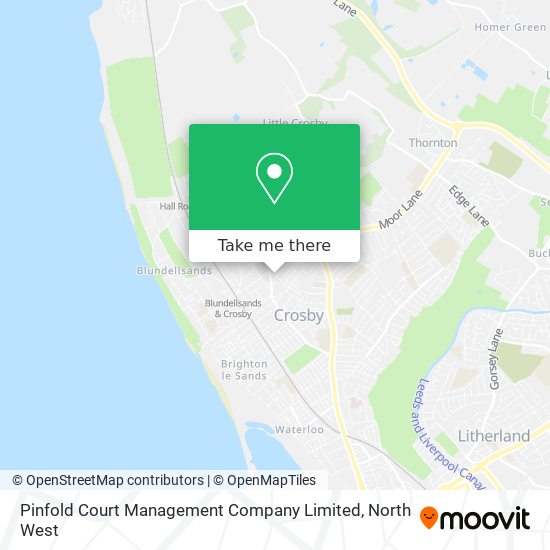 Pinfold Court Management Company Limited map