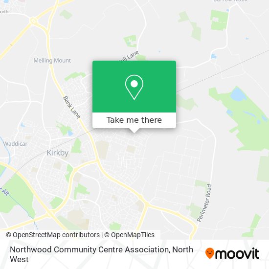 Northwood Community Centre Association map