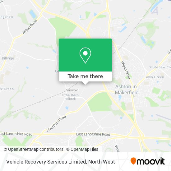Vehicle Recovery Services Limited map