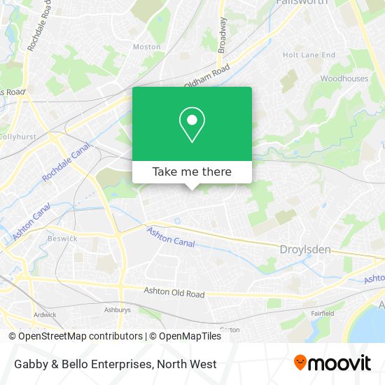 Gabby & Bello Enterprises map