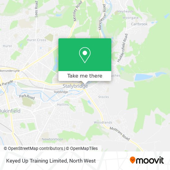Keyed Up Training Limited map