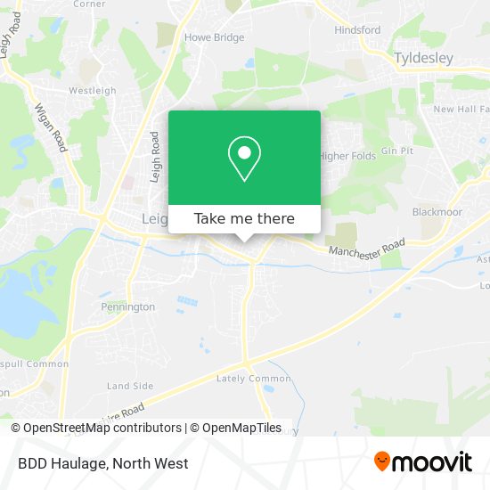 BDD Haulage map