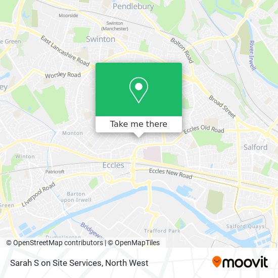 Sarah S on Site Services map