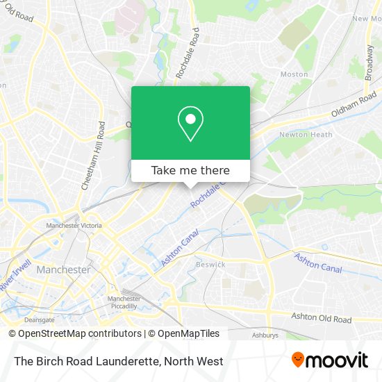 The Birch Road Launderette map