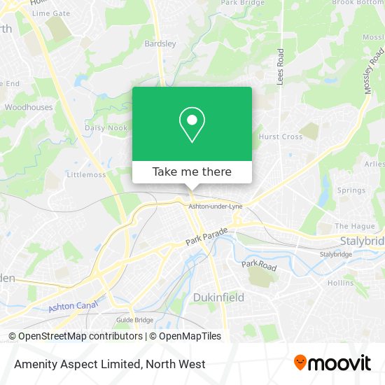 Amenity Aspect Limited map