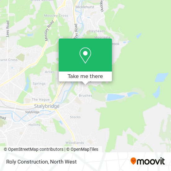 Roly Construction map