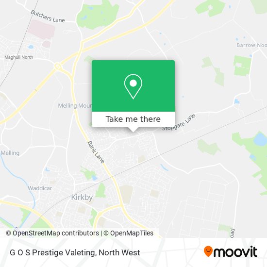 G O S Prestige Valeting map