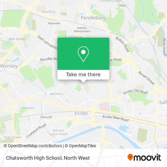 Chatsworth High School map