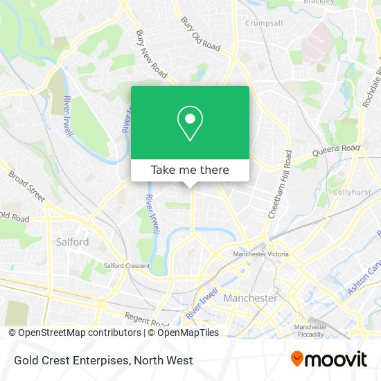 Gold Crest Enterpises map