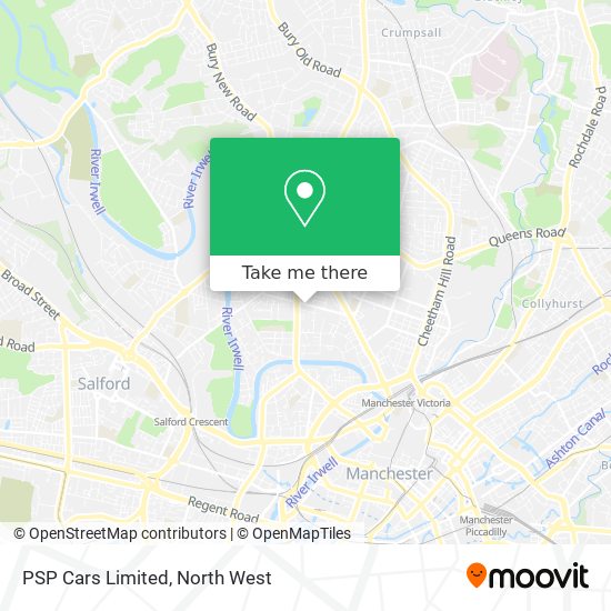 PSP Cars Limited map