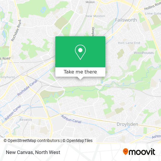 New Canvas map