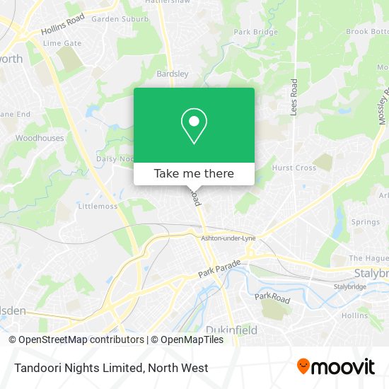 Tandoori Nights Limited map