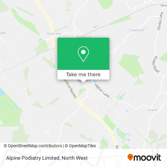 Alpine Podiatry Limited map