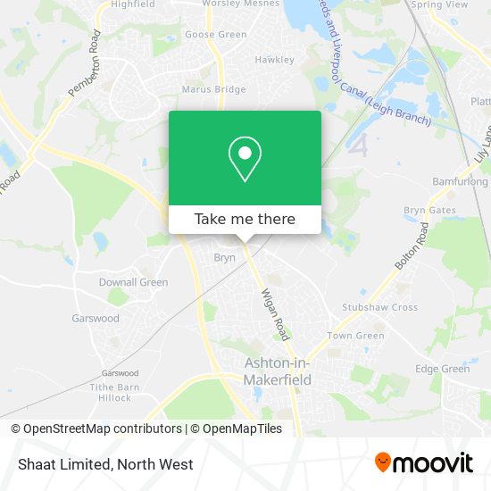 Shaat Limited map
