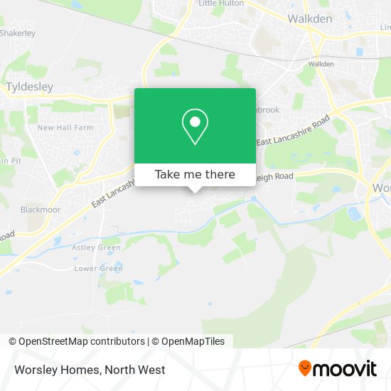 Worsley Homes map