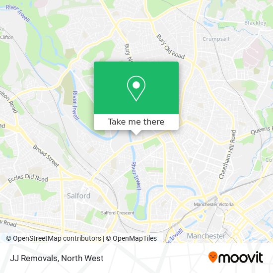 JJ Removals map