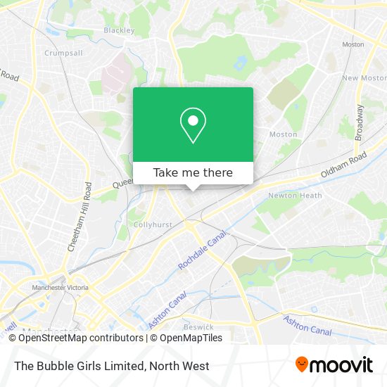 The Bubble Girls Limited map