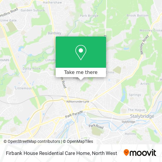 Firbank House Residential Care Home map