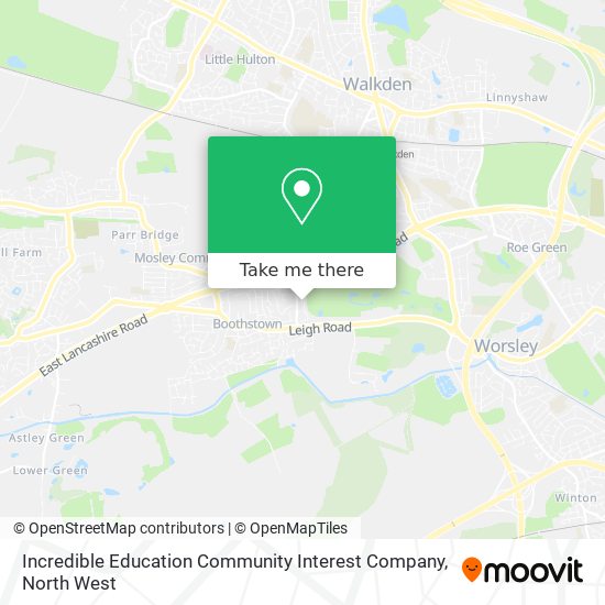 Incredible Education Community Interest Company map
