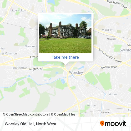 Worsley Old Hall map