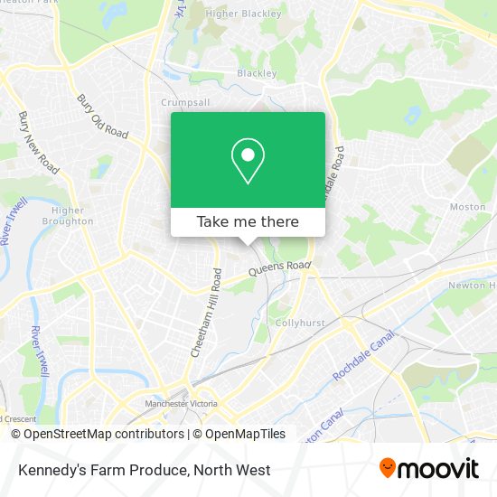 Kennedy's Farm Produce map
