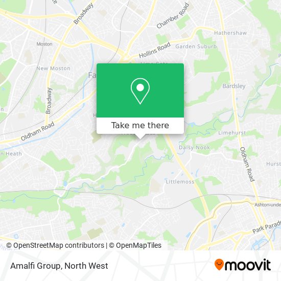 Amalfi Group map