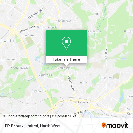 RP Beauty Limited map
