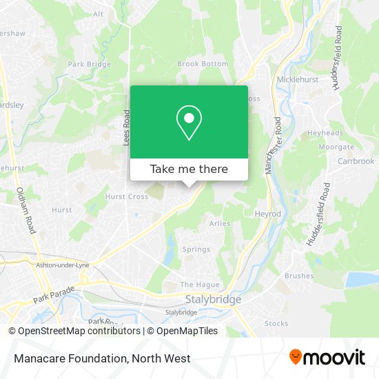 Manacare Foundation map