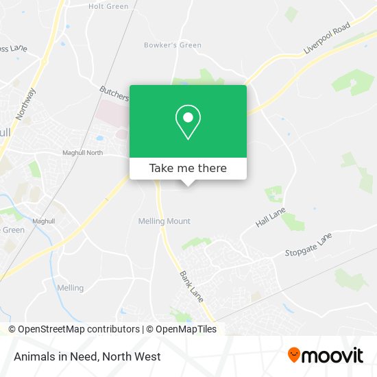 Animals in Need map